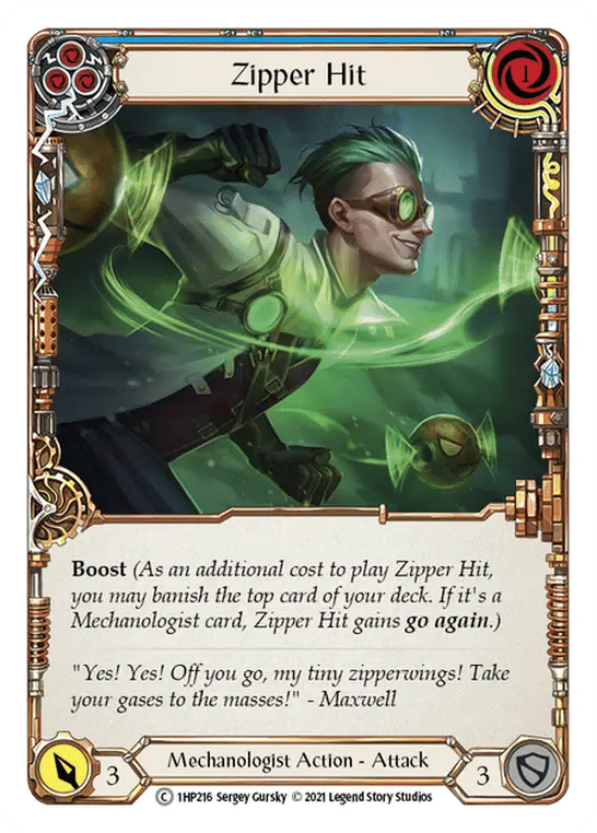 Zipper Hit (Blue) — History Pack 1 — Flesh and Blood