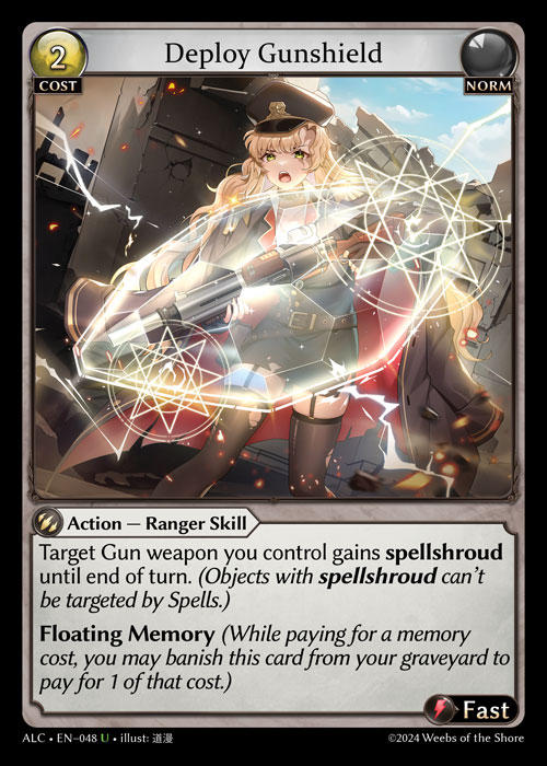 Deploy Gunshield — Alchemical Revolution — Grand Archive TCG