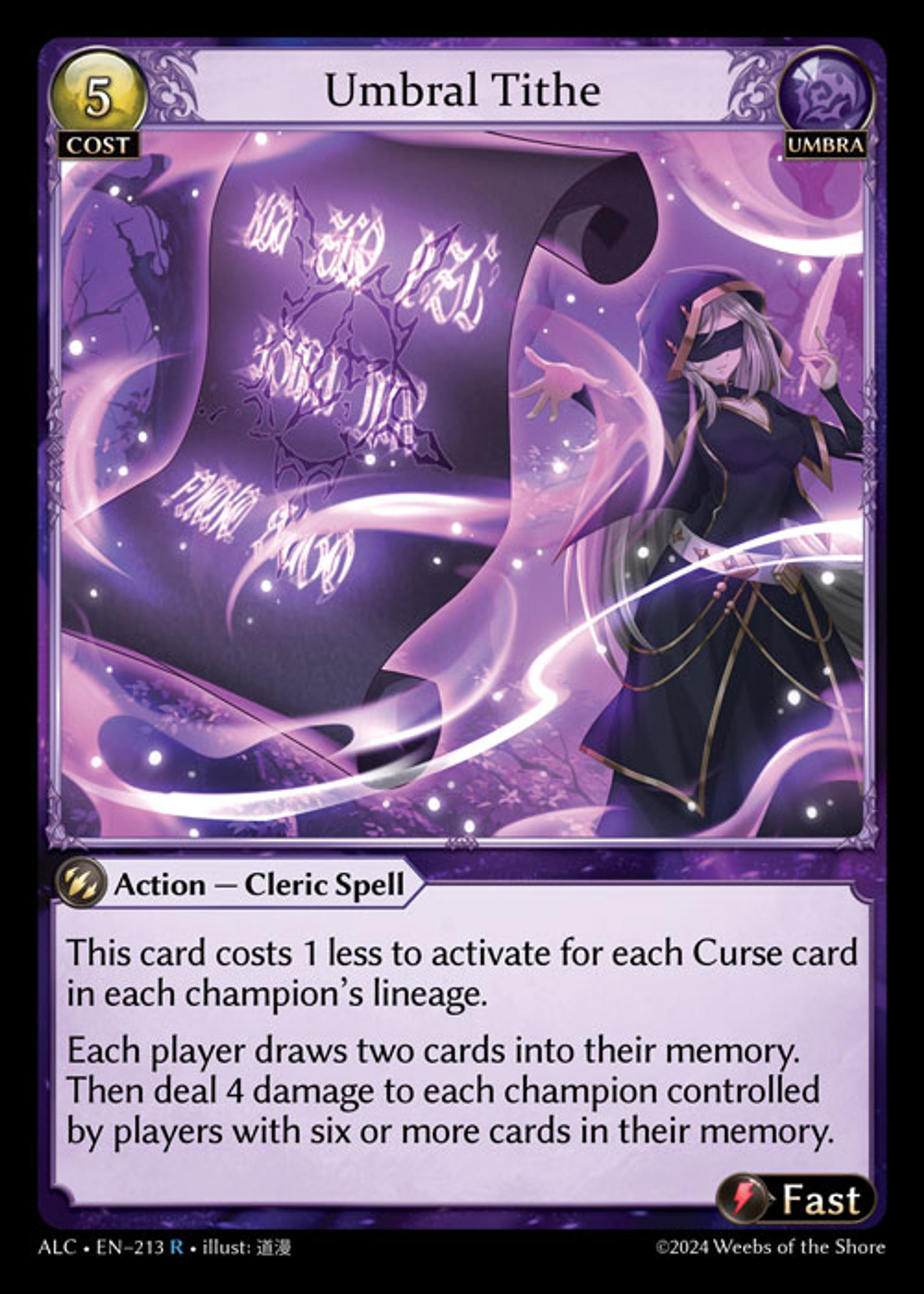 Umbral Tithe — Alchemical Revolution — Grand Archive TCG