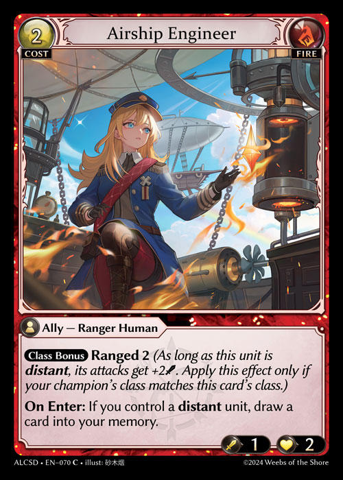 Airship Engineer — Alchemical Revolution Starter Decks — Grand Archive TCG