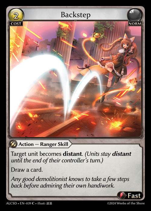 Backstep — Alchemical Revolution Starter Decks — Grand Archive TCG