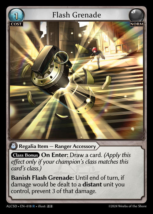 Flash Grenade from Alchemical Revolution Starter Decks - Grand Archive TCG