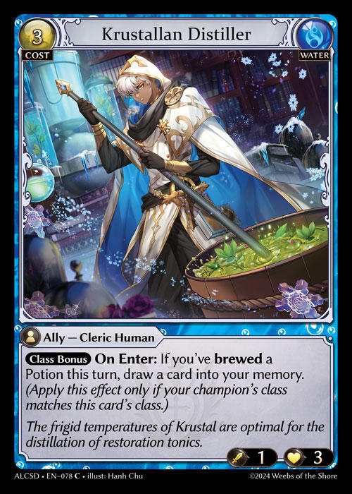 Krustallan Distiller — Alchemical Revolution Starter Decks — Grand Archive TCG