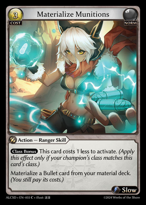 Materialize Munitions — Alchemical Revolution Starter Decks — Grand Archive TCG