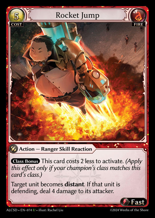 Rocket Jump — Alchemical Revolution Starter Decks — Grand Archive TCG