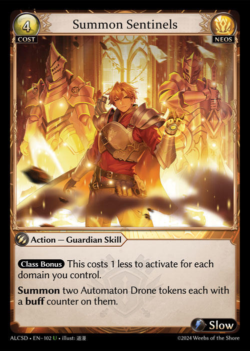 Summon Sentinels — Alchemical Revolution Starter Decks — Grand Archive TCG