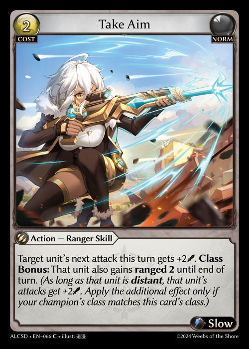 Take Aim — Alchemical Revolution Starter Decks — Grand Archive TCG