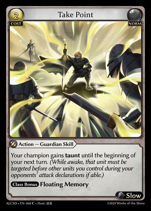 Take Point — Alchemical Revolution Starter Decks — Grand Archive TCG