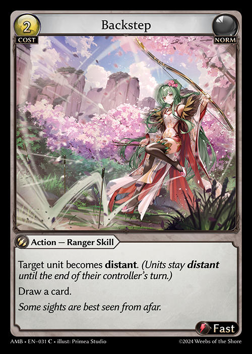 Backstep — Mortal Ambition — Grand Archive TCG