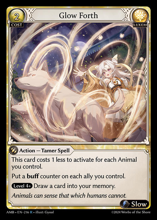 Glow Forth — Mortal Ambition — Grand Archive TCG