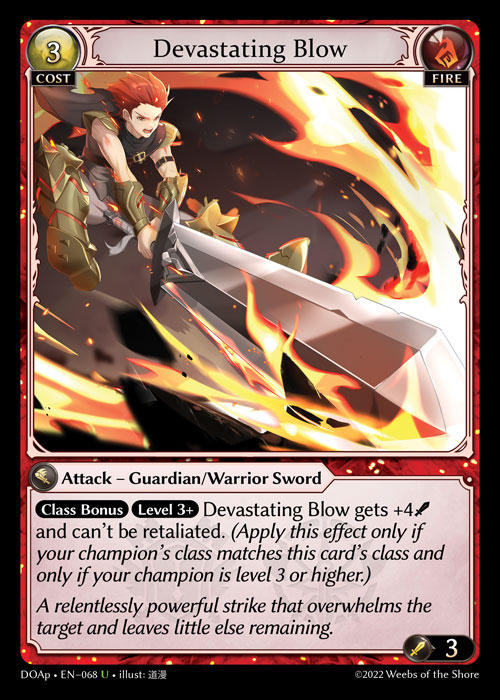 Devastating Blow — Dawn of Ashes Prelude — Grand Archive TCG