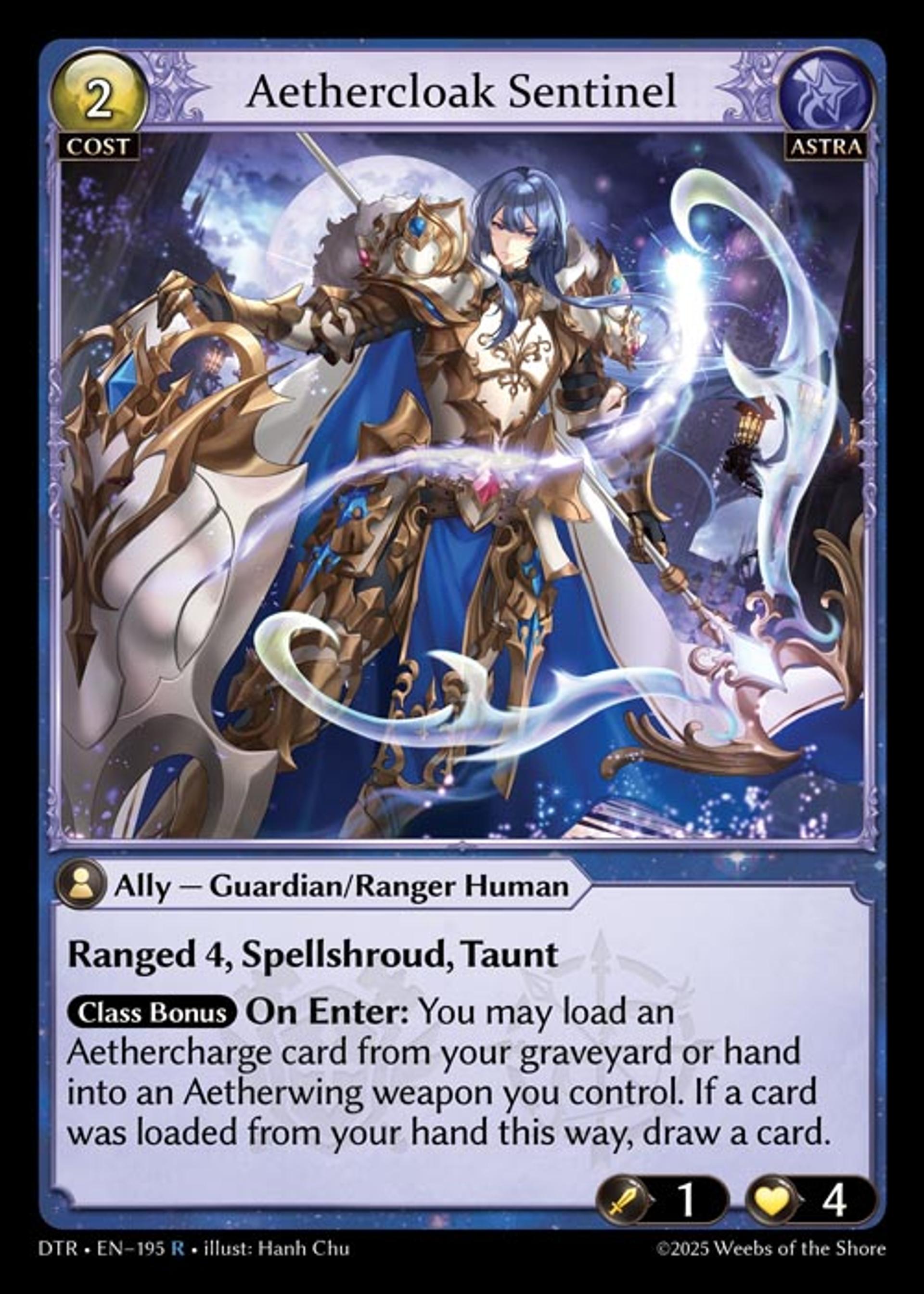 Aethercloak Sentinel — Distorted Reflections — Grand Archive TCG