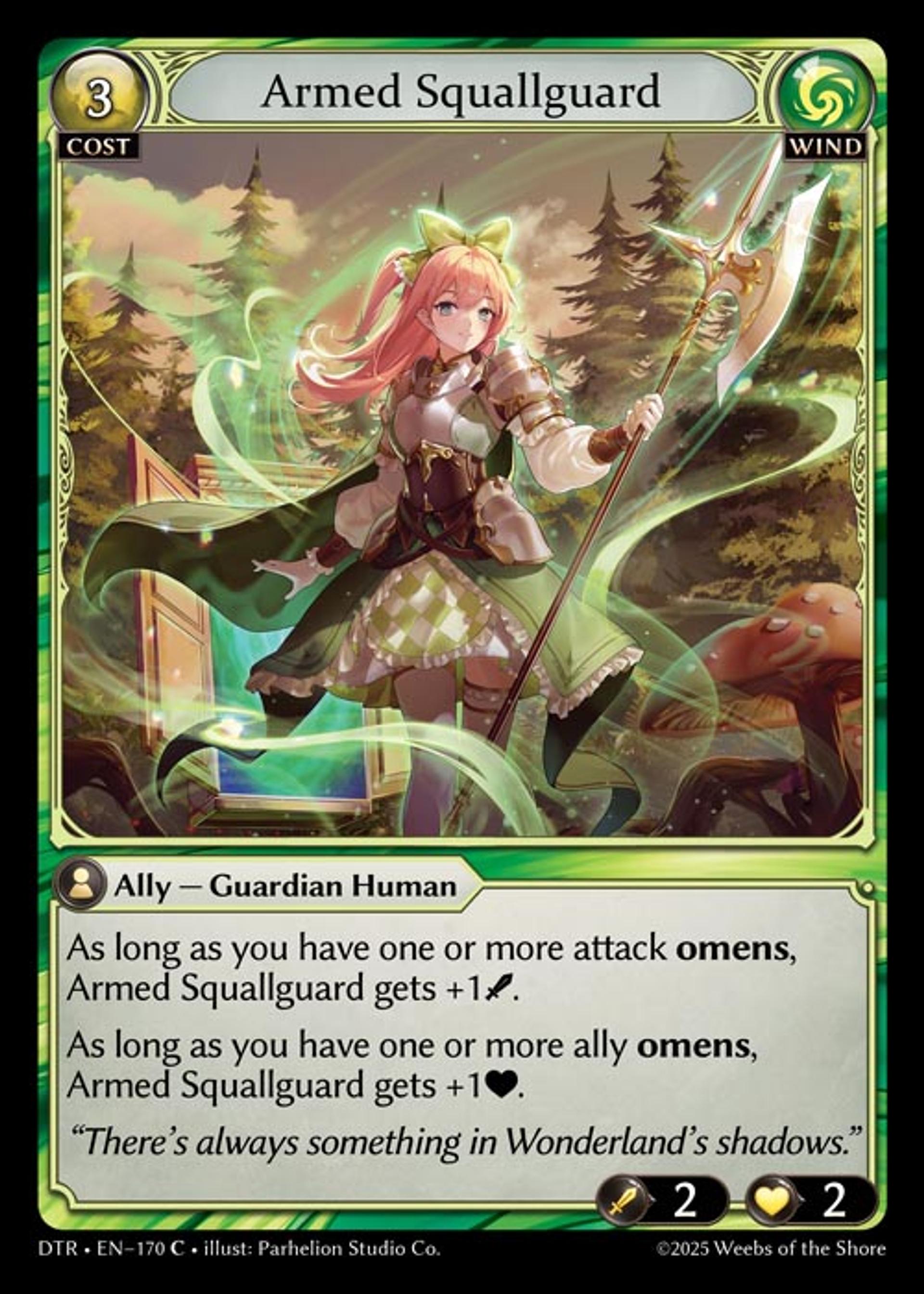 Armed Squallguard — Distorted Reflections — Grand Archive TCG