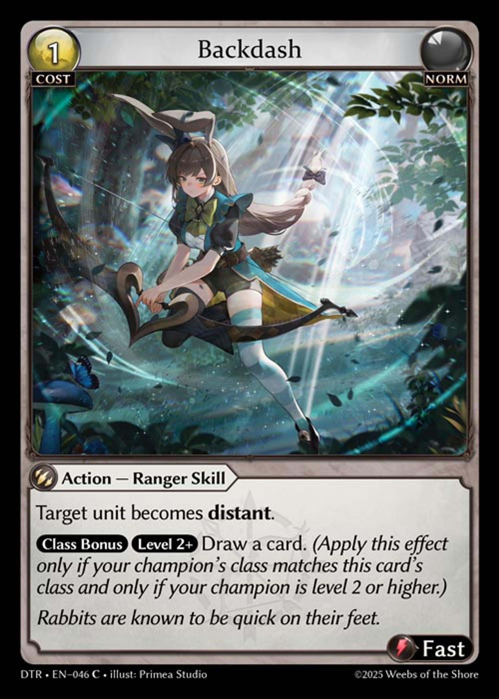 Backdash — Distorted Reflections — Grand Archive TCG