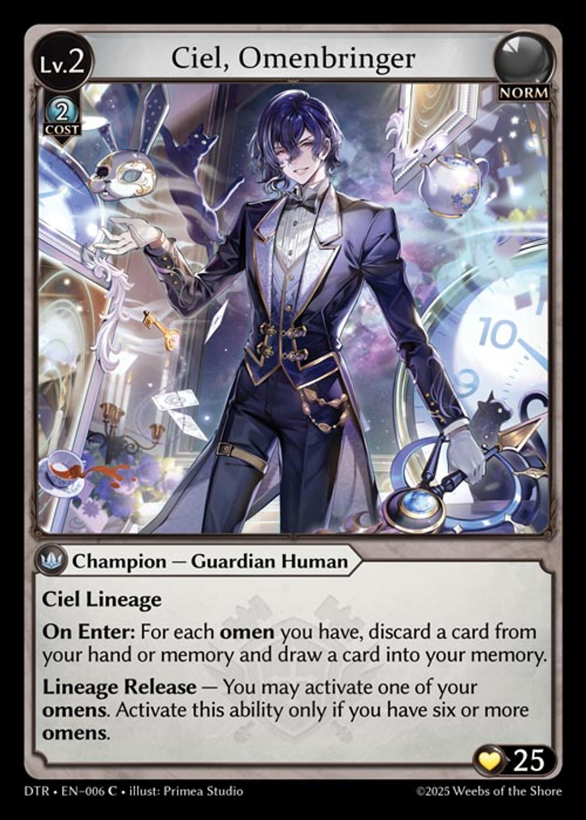 Ciel, Omenbringer — Distorted Reflections — Grand Archive TCG