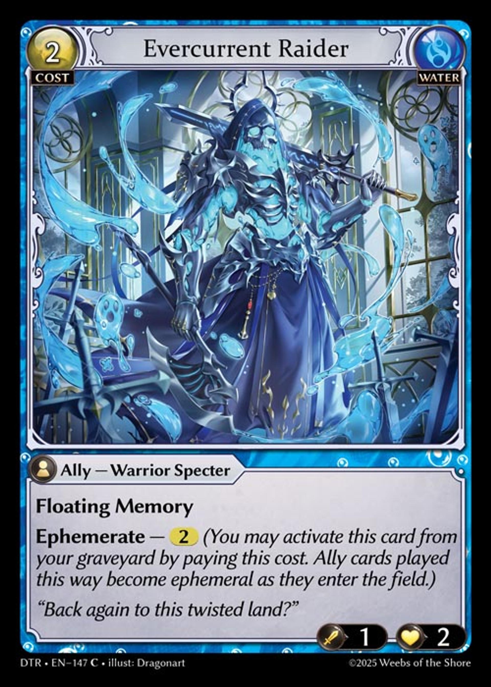 Evercurrent Raider — Distorted Reflections — Grand Archive TCG