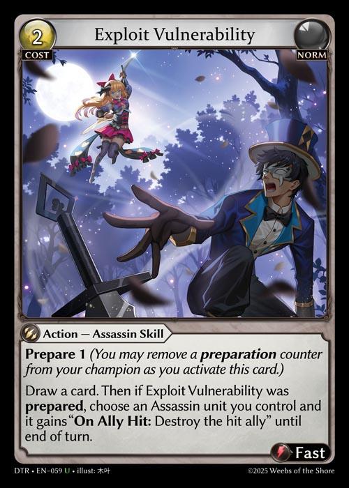 Exploit Vulnerability — Distorted Reflections — Grand Archive TCG