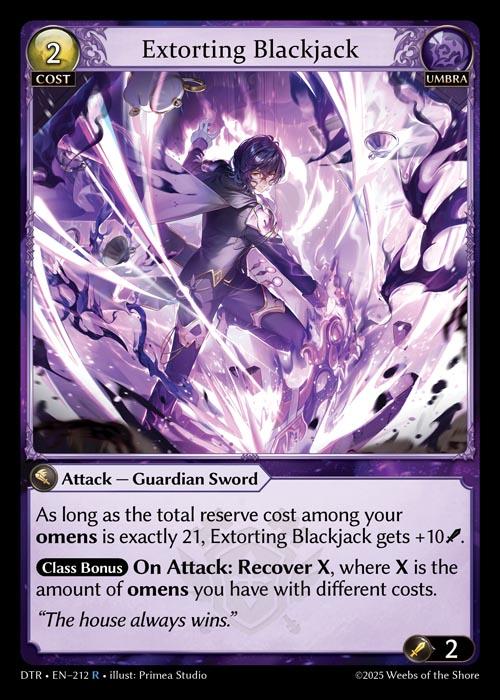 Extorting Blackjack — Distorted Reflections — Grand Archive TCG