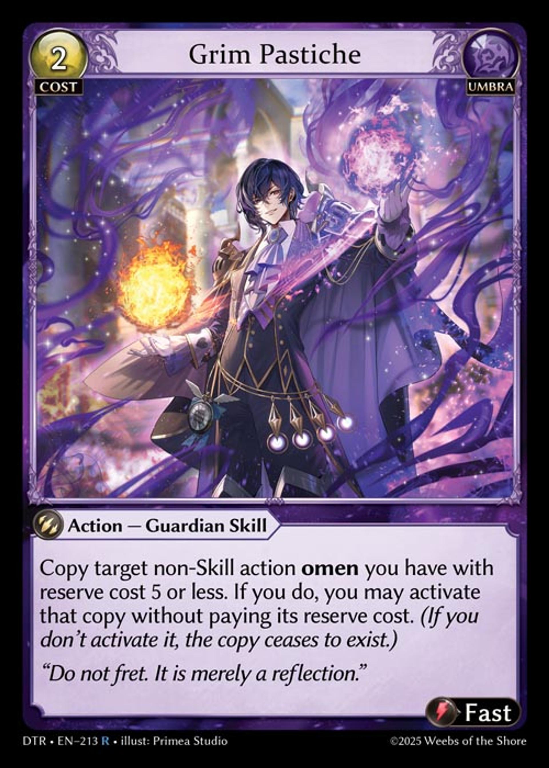 Grim Pastiche — Distorted Reflections — Grand Archive TCG