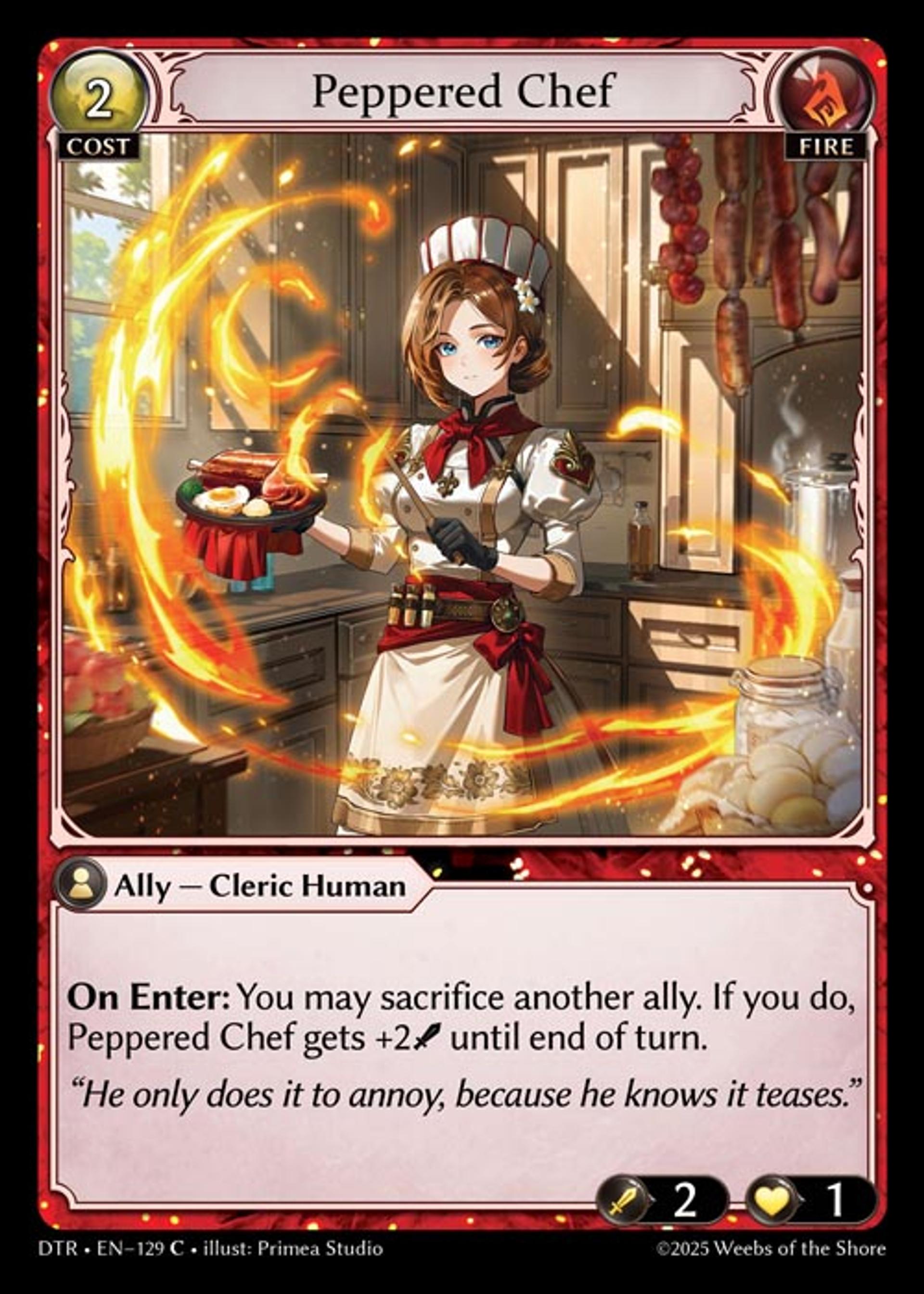 Peppered Chef — Distorted Reflections — Grand Archive TCG