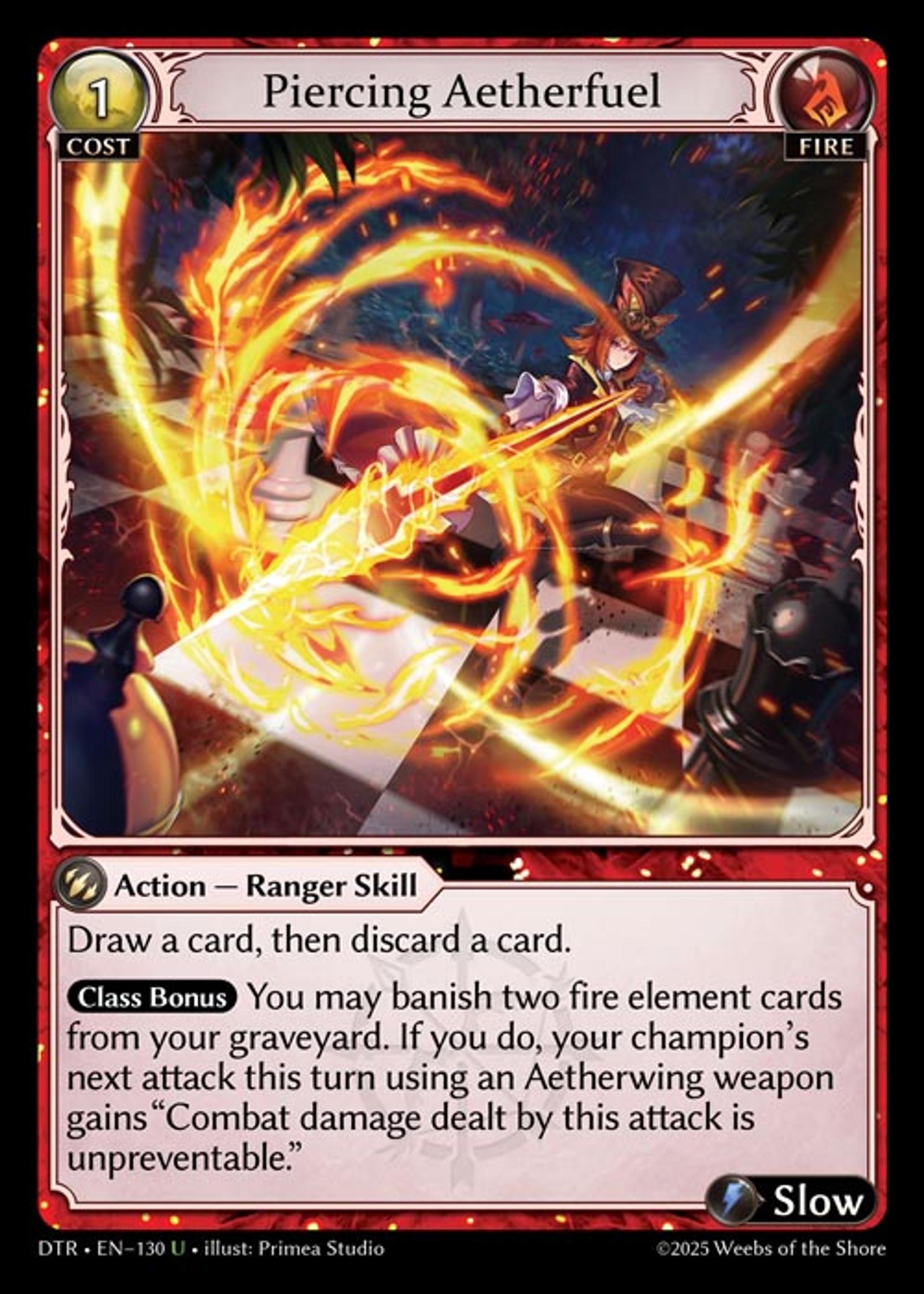 Piercing Aetherfuel — Distorted Reflections — Grand Archive TCG