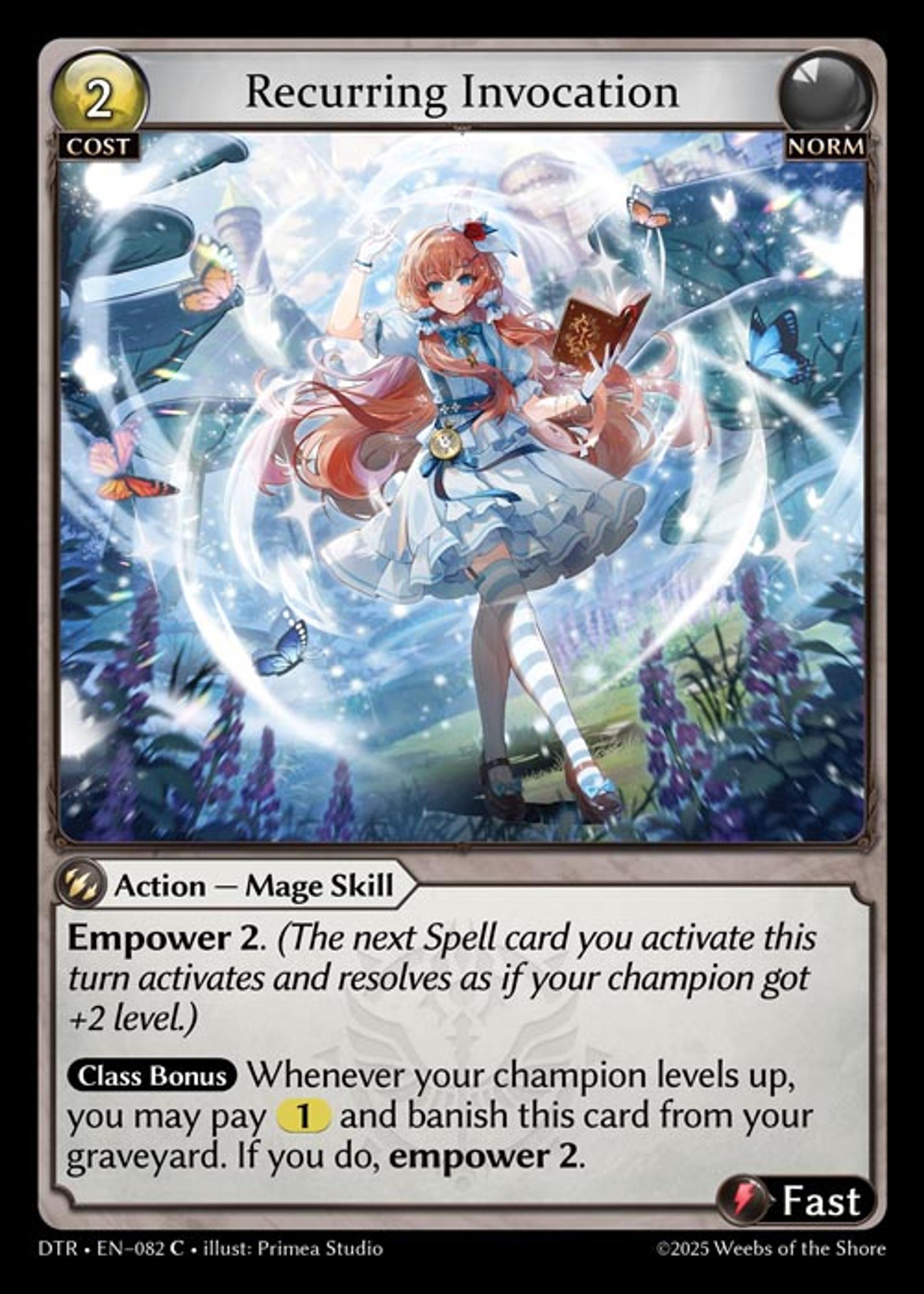 Recurring Invocation — Distorted Reflections — Grand Archive TCG