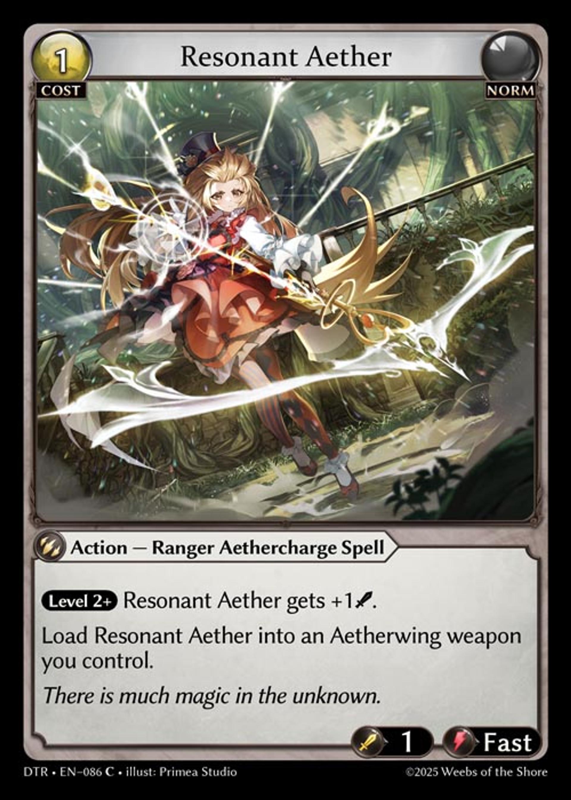 Resonant Aether — Distorted Reflections — Grand Archive TCG