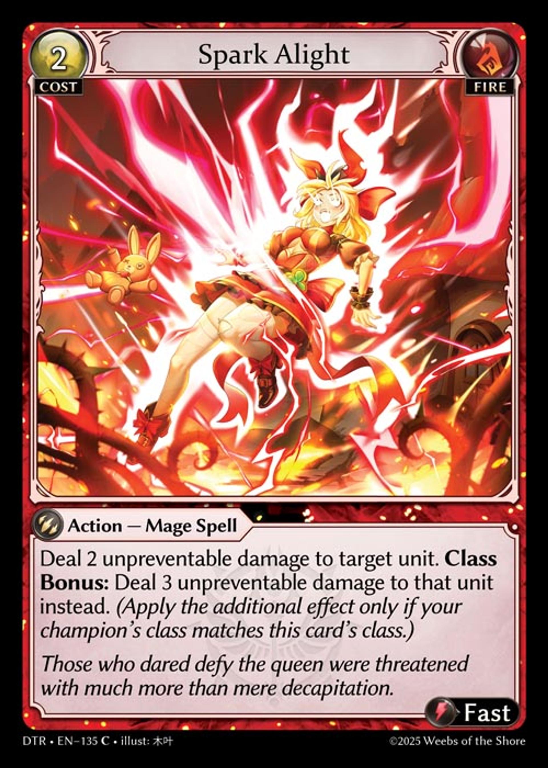 Spark Alight — Distorted Reflections — Grand Archive TCG