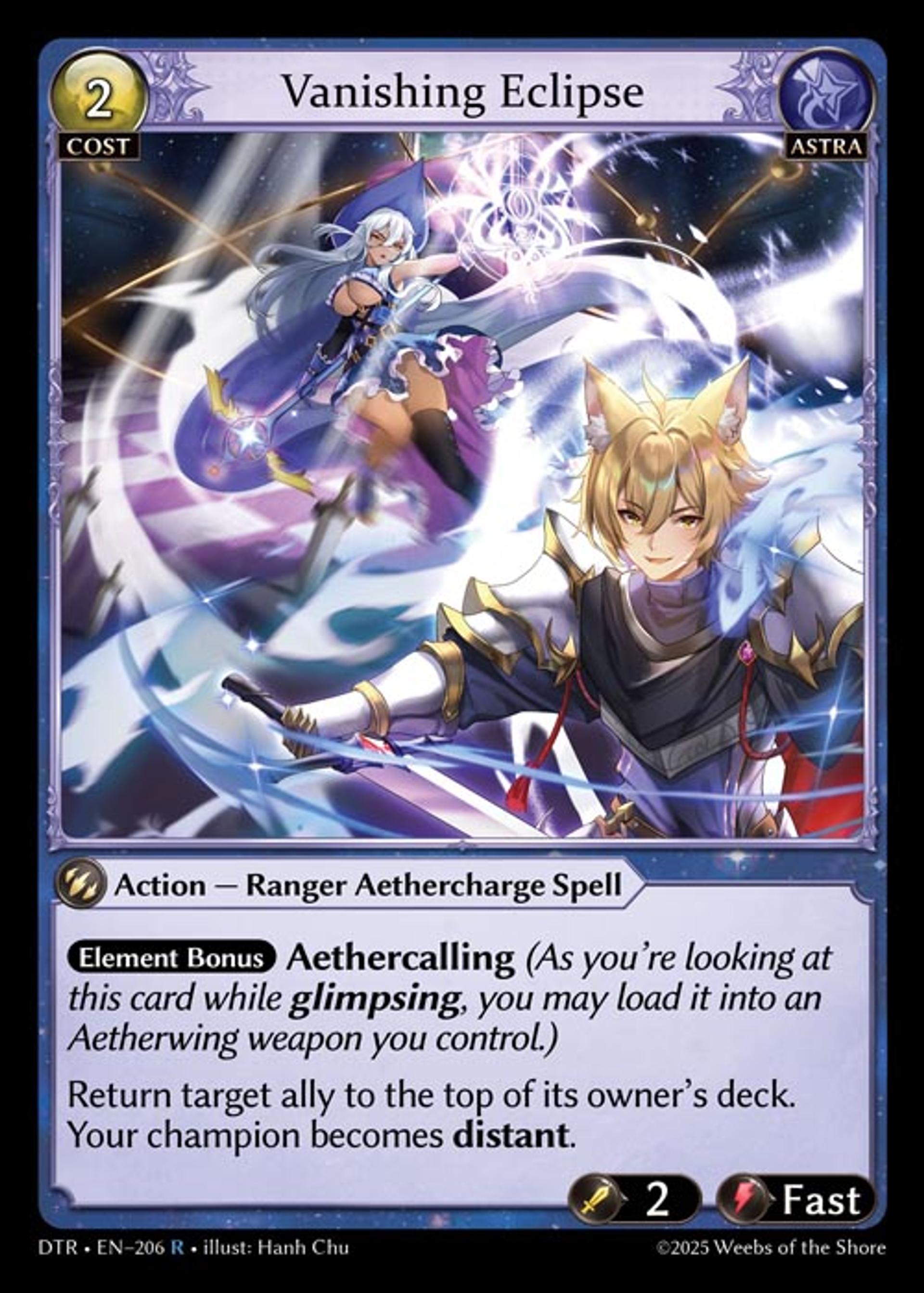Vanishing Eclipse — Distorted Reflections — Grand Archive TCG