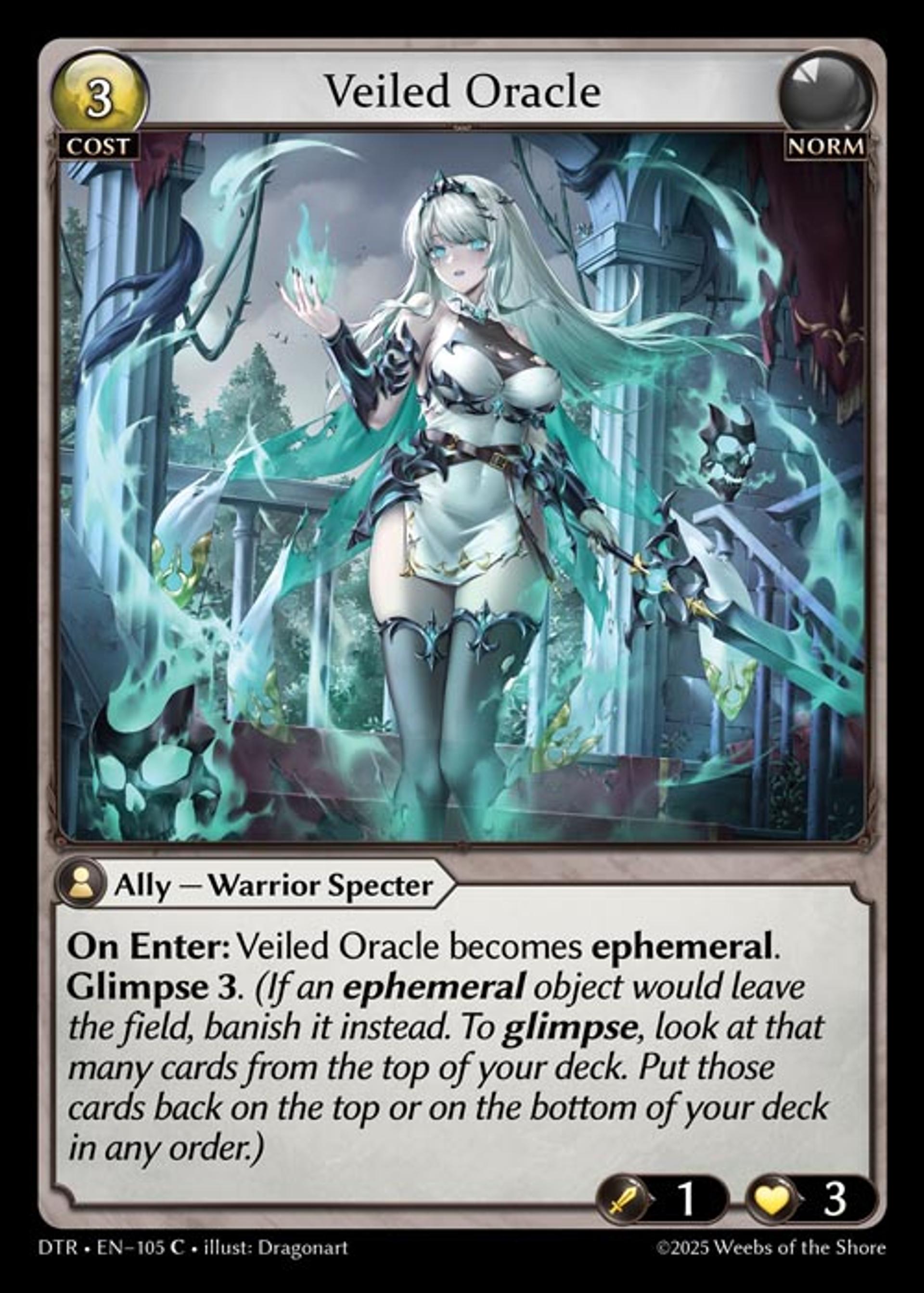 Veiled Oracle — Distorted Reflections — Grand Archive TCG