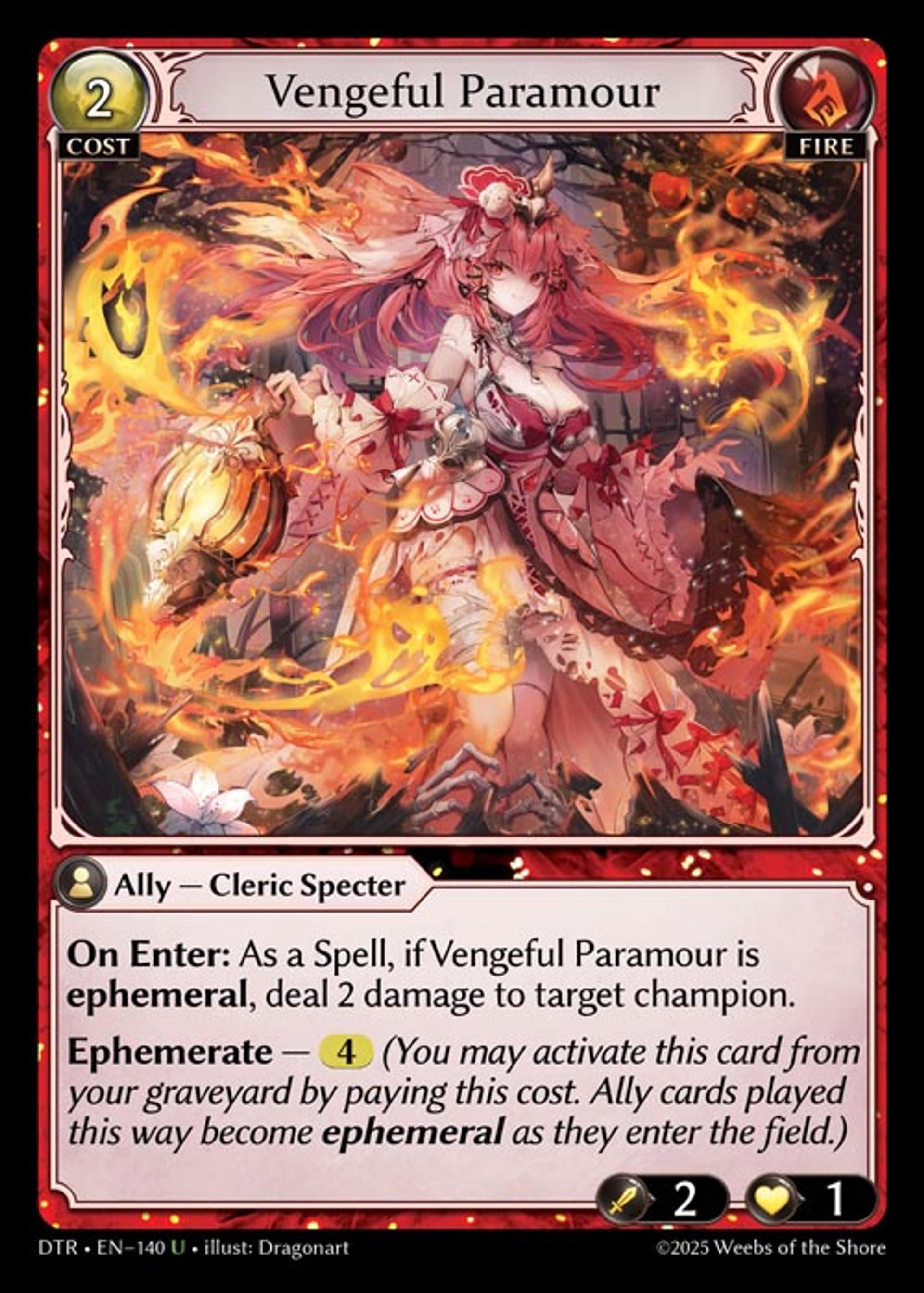 Vengeful Paramour — Distorted Reflections — Grand Archive TCG