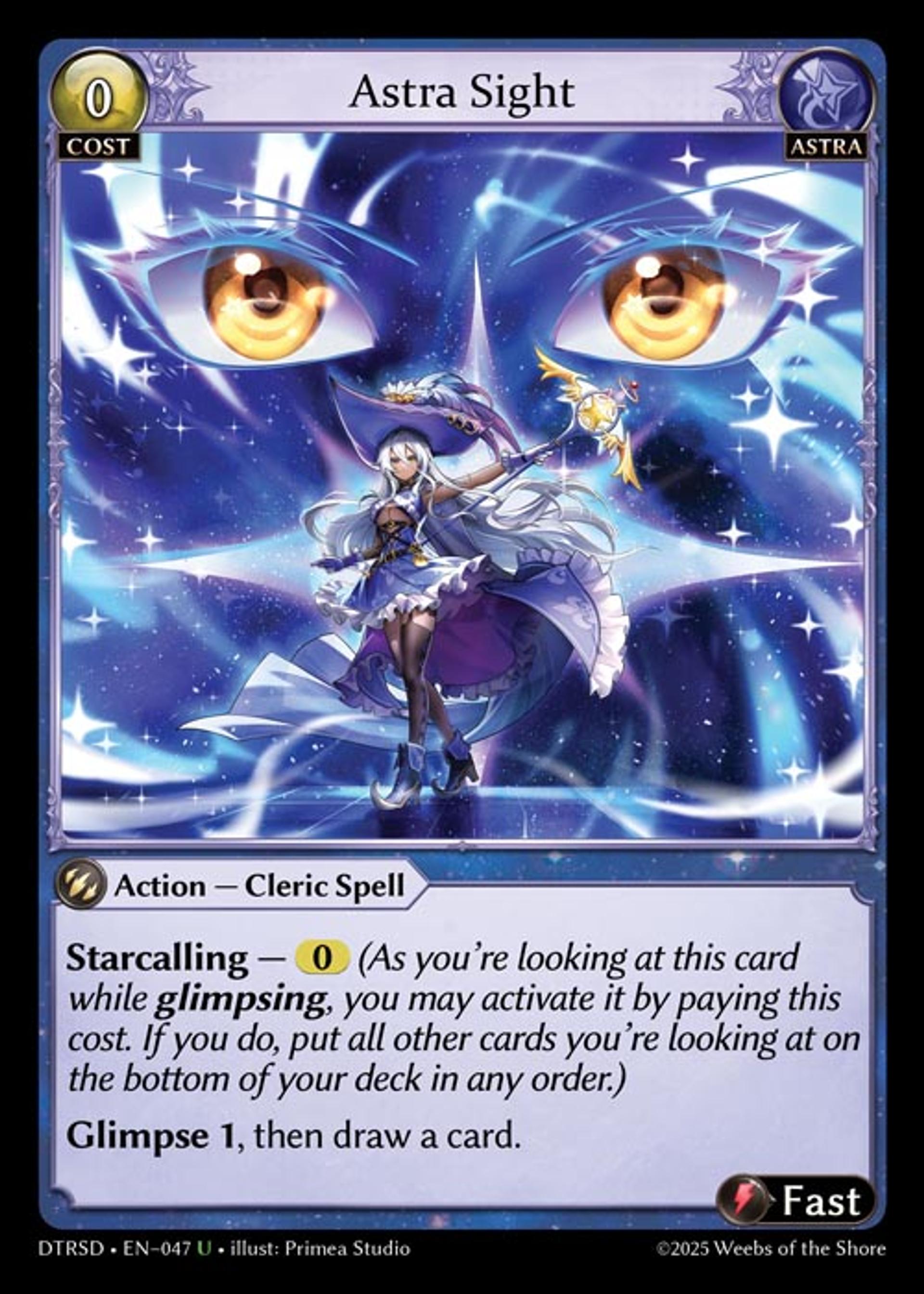 Astra Sight — Distorted Reflections Starter Decks — Grand Archive TCG