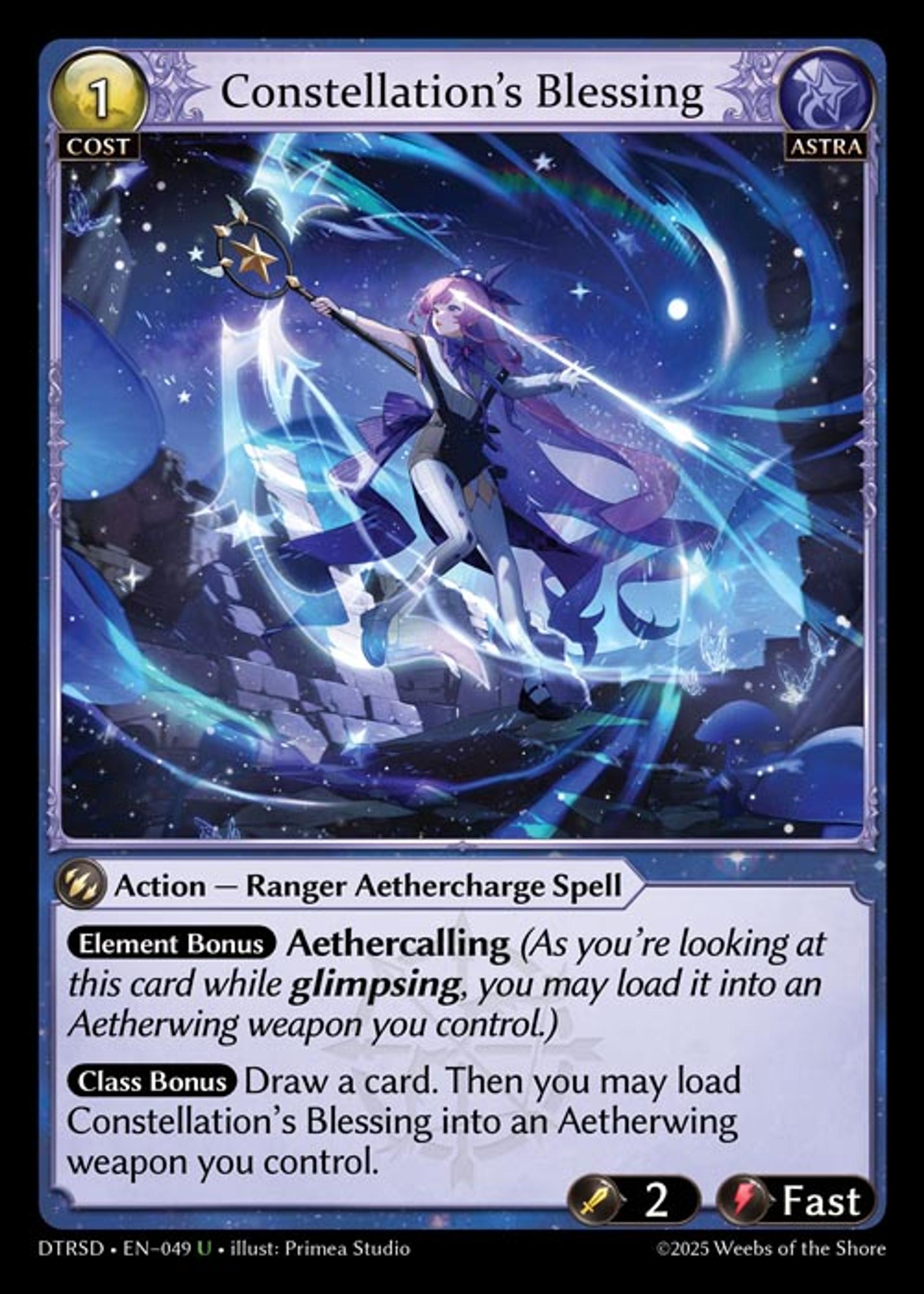 Constellation's Blessing — Distorted Reflections Starter Decks — Grand Archive TCG