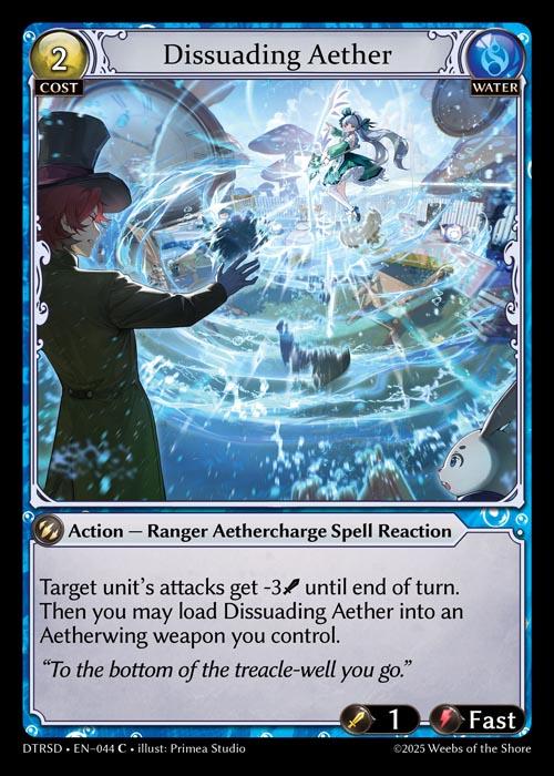 Dissuading Aether — Distorted Reflections Starter Decks — Grand Archive TCG
