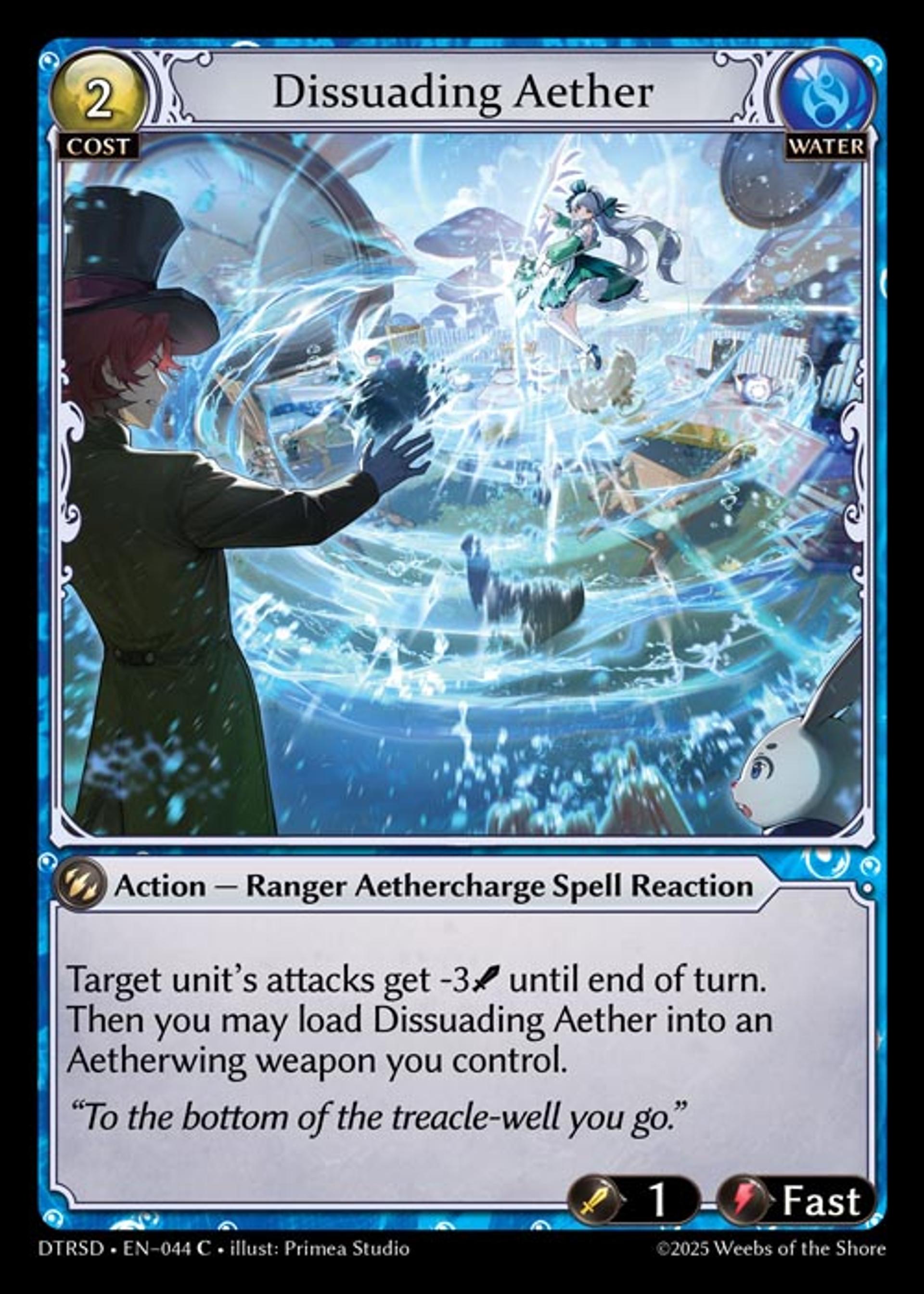Dissuading Aether — Distorted Reflections Starter Decks — Grand Archive TCG