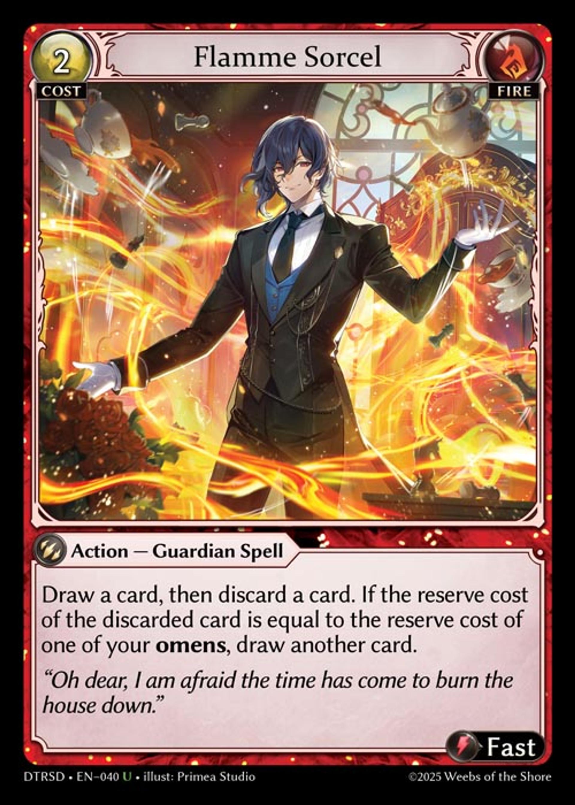 Flamme Sorcel — Distorted Reflections Starter Decks — Grand Archive TCG