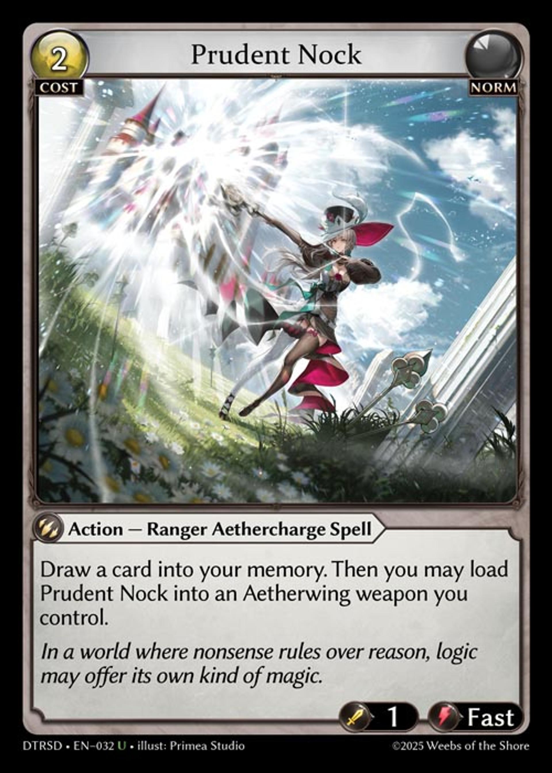 Prudent Nock — Distorted Reflections Starter Decks — Grand Archive TCG