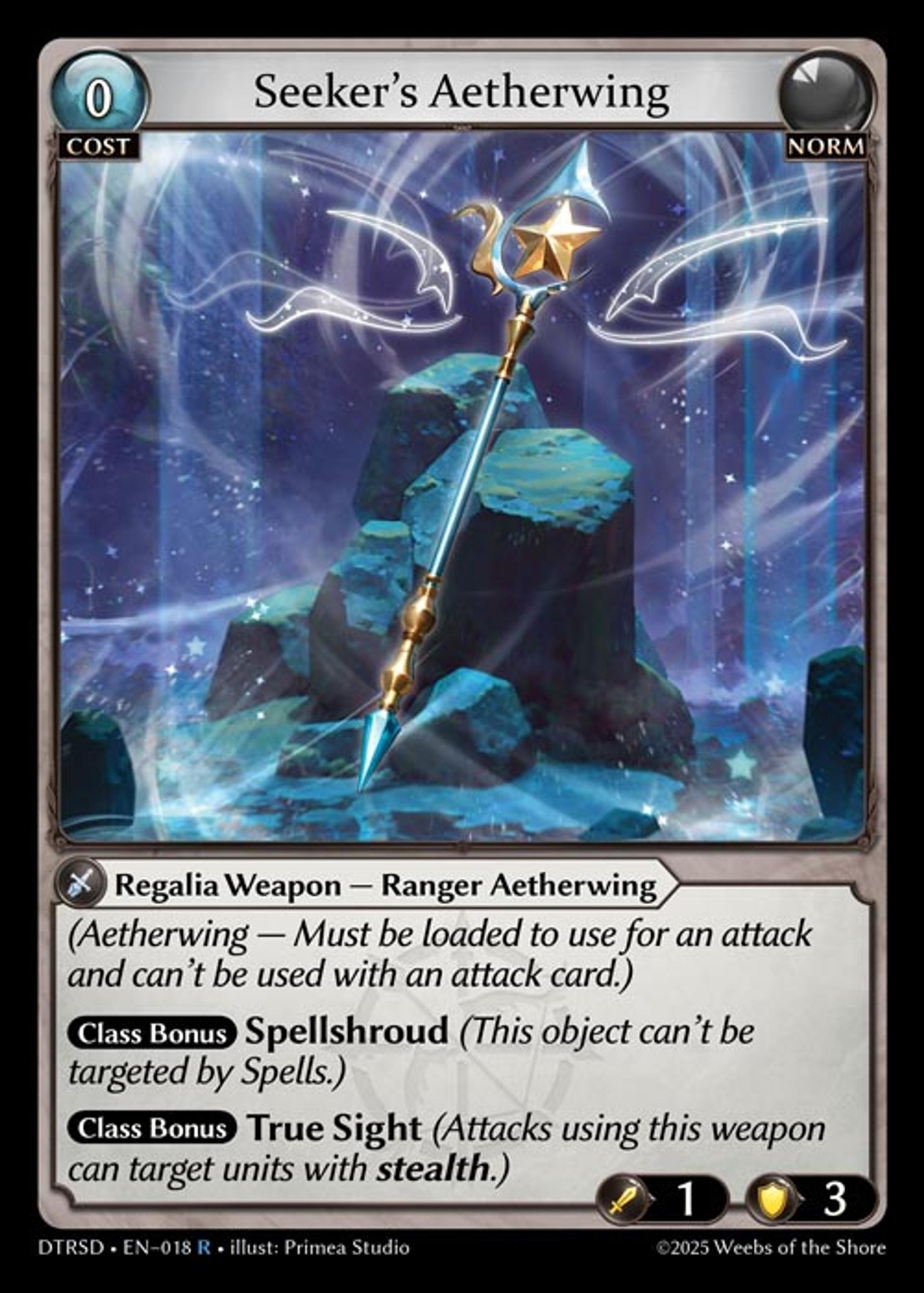 Seeker's Aetherwing — Distorted Reflections Starter Decks — Grand Archive TCG