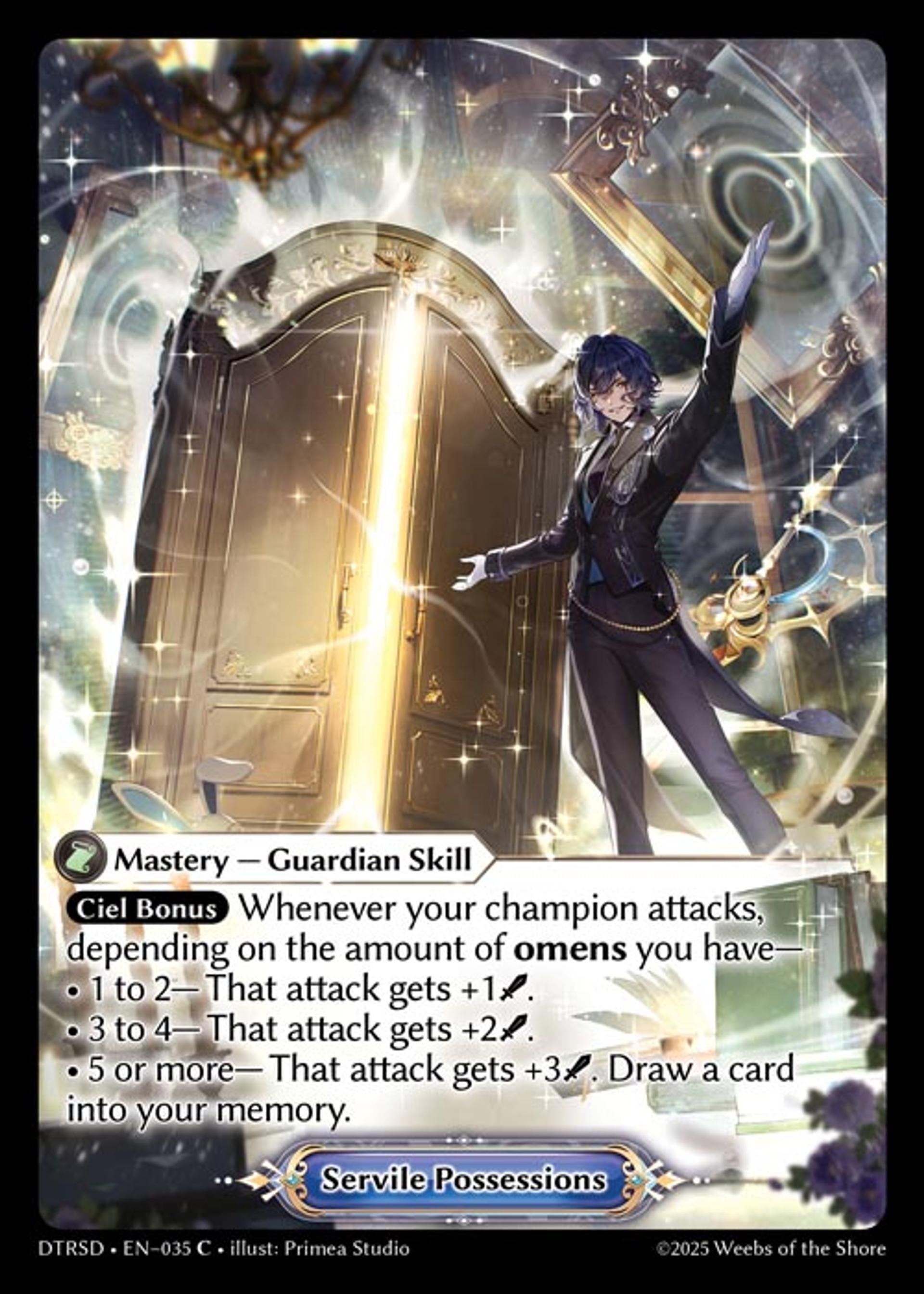 Servile Possessions — Distorted Reflections Starter Decks — Grand Archive TCG