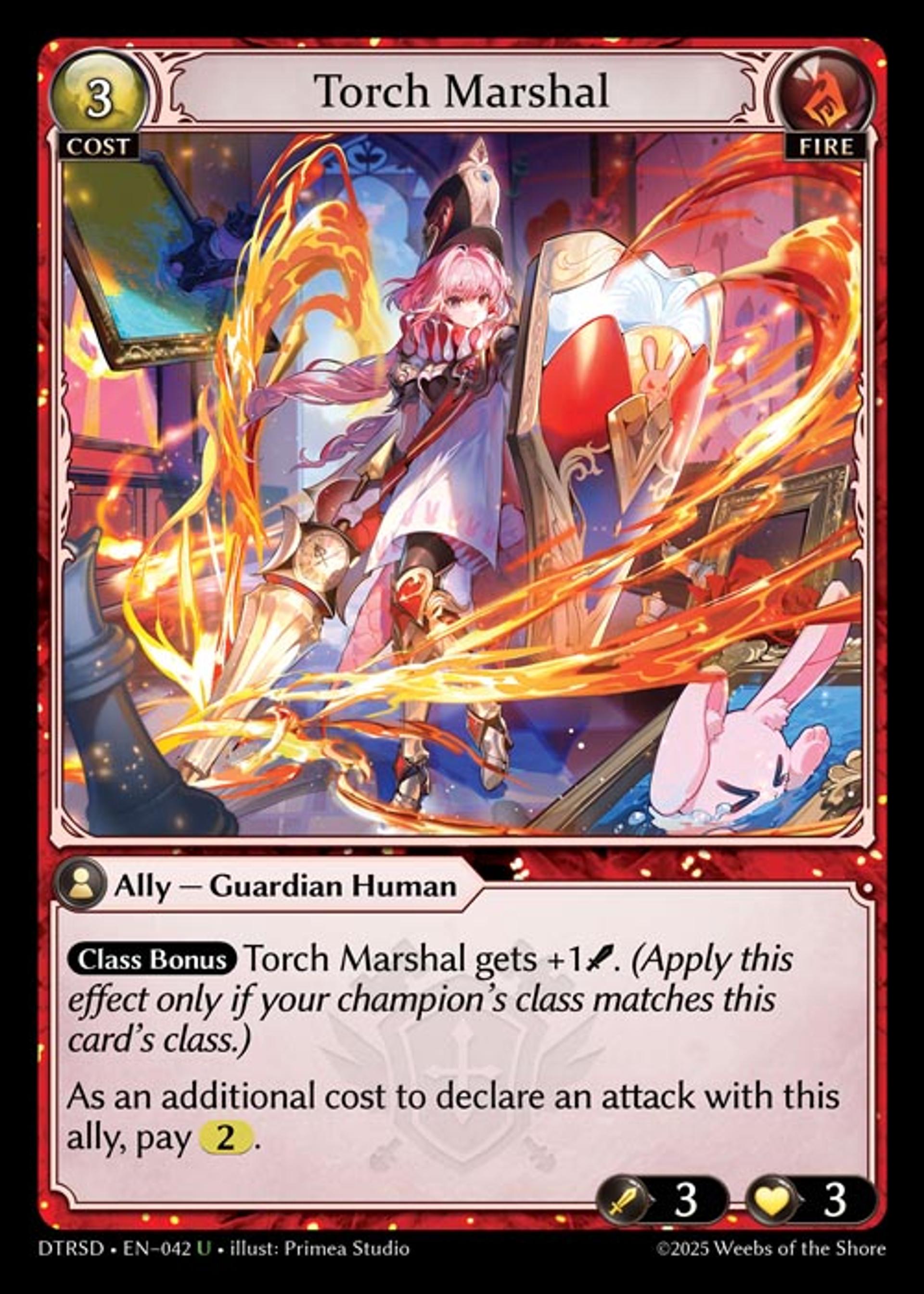 Torch Marshal — Distorted Reflections Starter Decks — Grand Archive TCG
