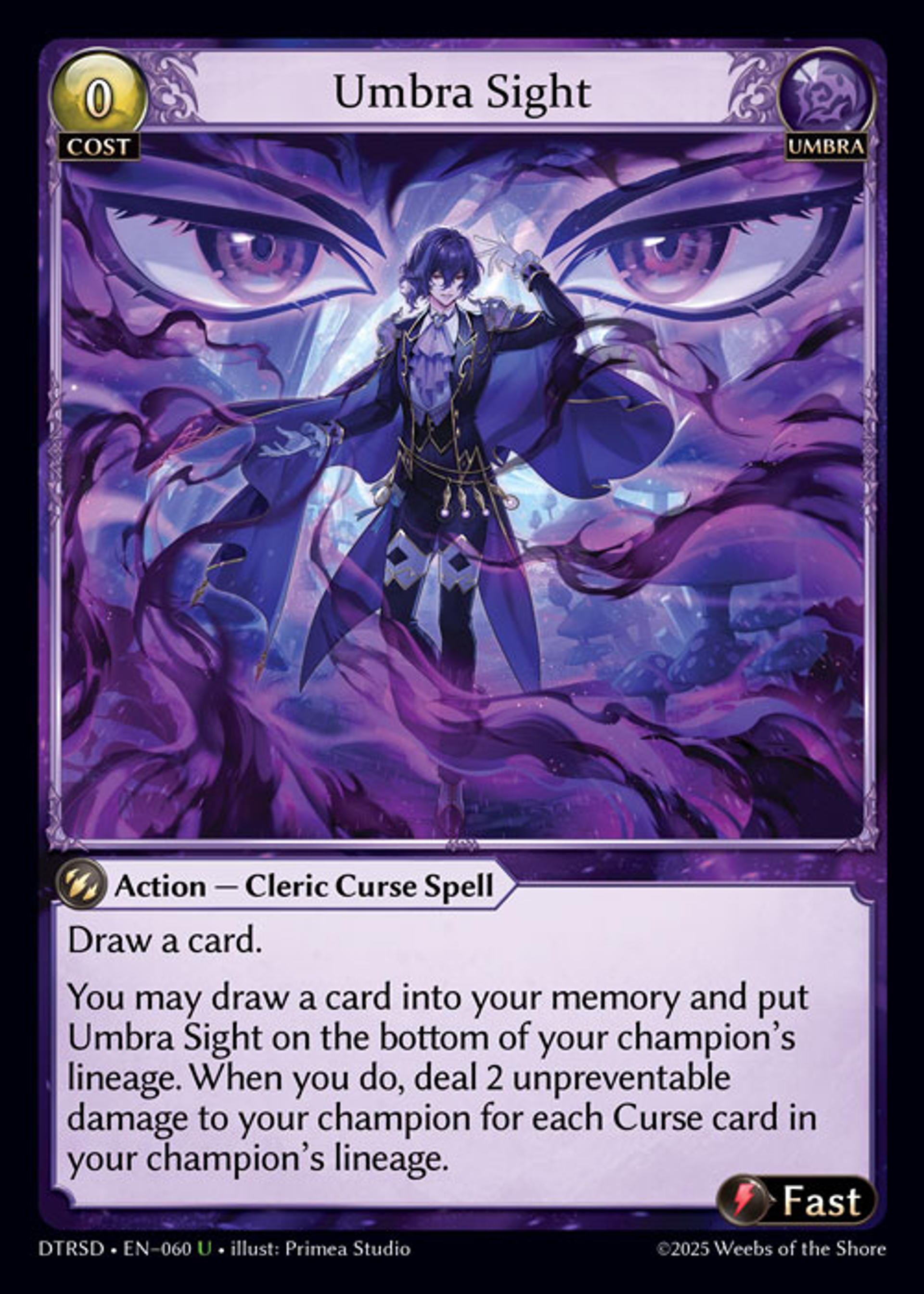 Umbra Sight — Distorted Reflections Starter Decks — Grand Archive TCG