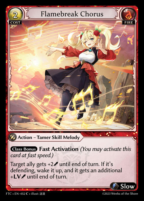 Flamebreak Chorus — Fractured Crown — Grand Archive TCG