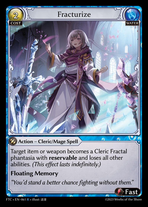 Fracturize — Fractured Crown — Grand Archive TCG