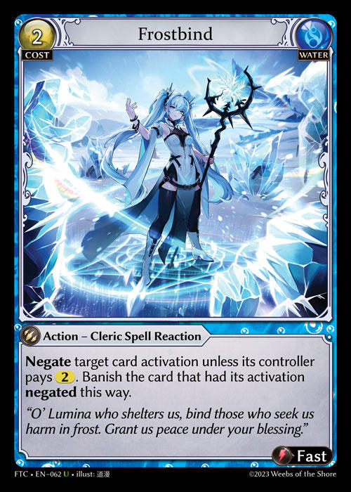 Frostbind — Fractured Crown — Grand Archive TCG
