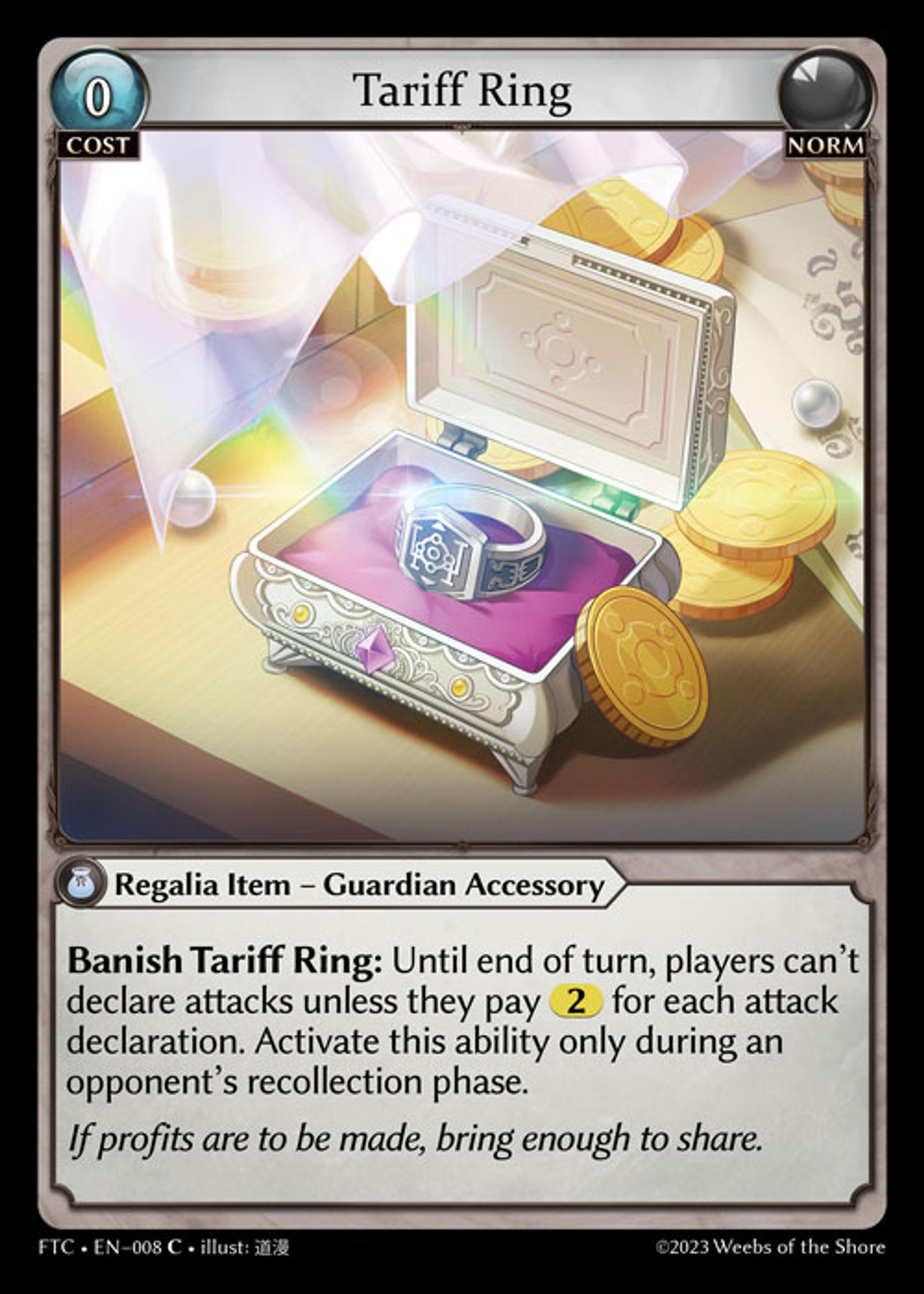 Tariff Ring — Fractured Crown — Grand Archive