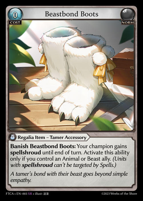 Beastbond Boots — Fractured Crown: Armaments — Grand Archive TCG