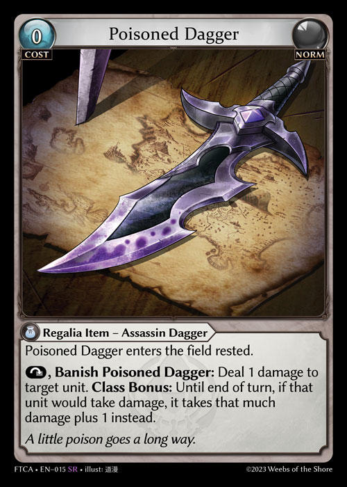 Poisoned Dagger — Fractured Crown: Armaments — Grand Archive TCG