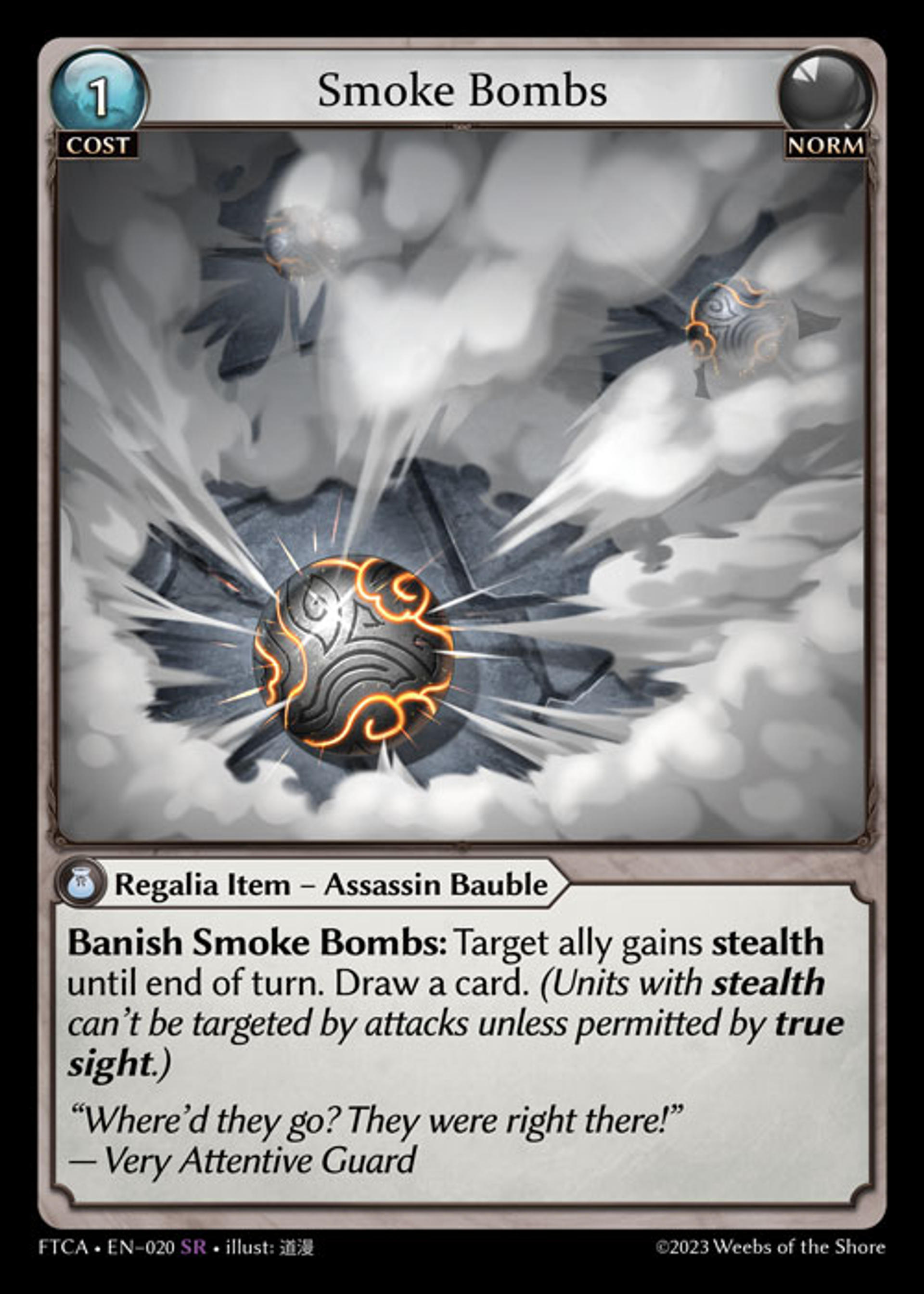 Smoke Bombs — Fractured Crown: Armaments — Grand Archive