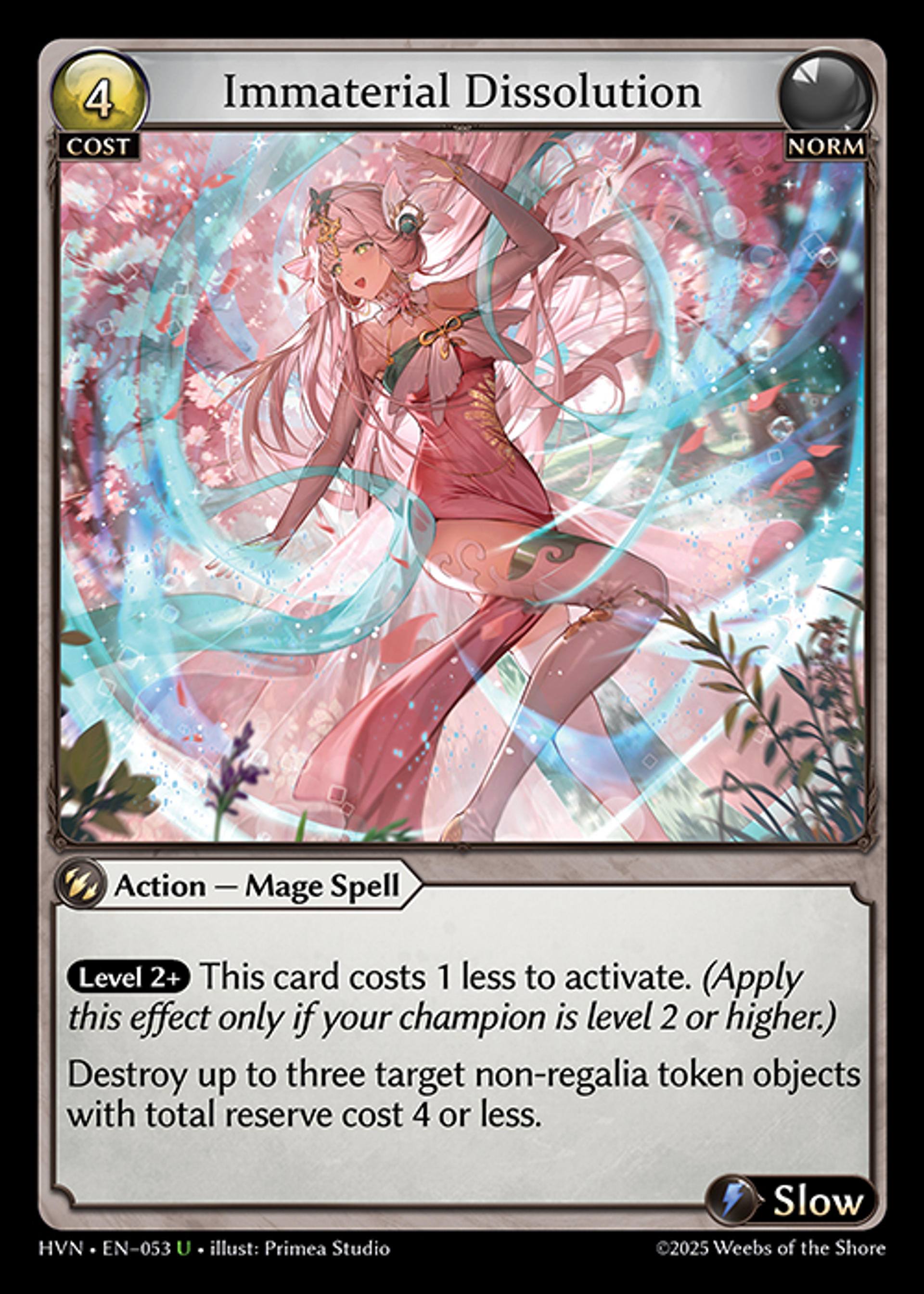 Immaterial Dissolution — Abyssal Heaven — Grand Archive TCG