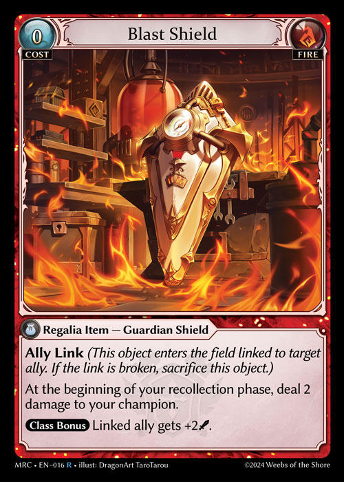 Blast Shield — Mercurial Heart — Grand Archive TCG
